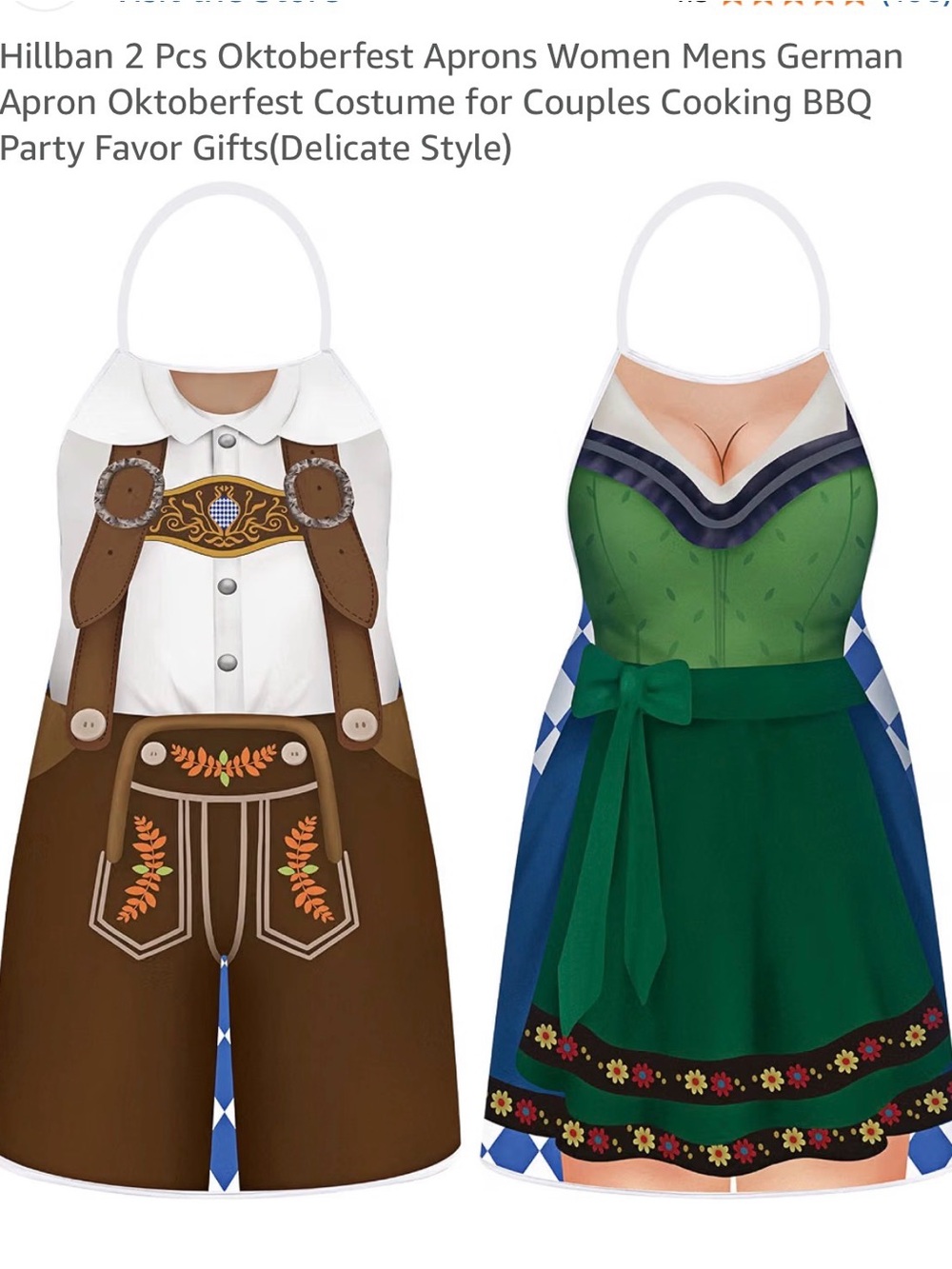 Couples October fest costume
